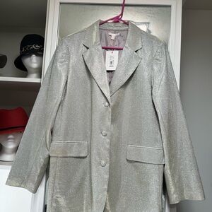 Gianni Bini Metallic Blazer. Size Medium.